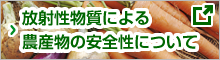 放射性物質による農産物の安全性について